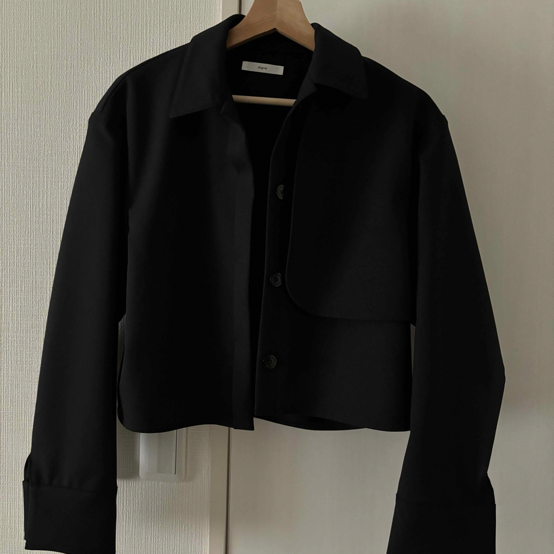 Jil Sander(ジルサンダー)のdigne ジャケット　black レディースのジャケット/アウター(テーラードジャケット)の商品写真