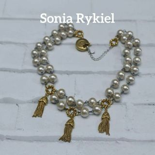 ソニアリキエル(SONIA RYKIEL)の【匿名配送】ソニアリキエル ネックレス ゴールド ヴィンテージ FP(ネックレス)