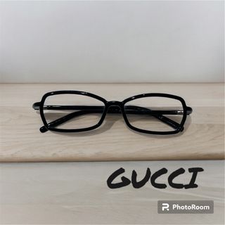 グッチ(Gucci)のGUCCI メガネ　黒縁　眼鏡　伊達メガネ　アイウェア　ビジネス　スーツ(サングラス/メガネ)