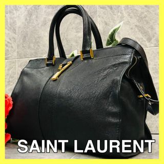 イヴサンローラン(Yves Saint Laurent)の⭐️美品⭐️ イブサンローラン ハンドバッグ ショルダーバッグ カバス ブラック(ハンドバッグ)