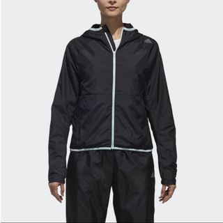 アディダス(adidas)の[美品] adidas ウィンドフードジャケット(トレーニング用品)