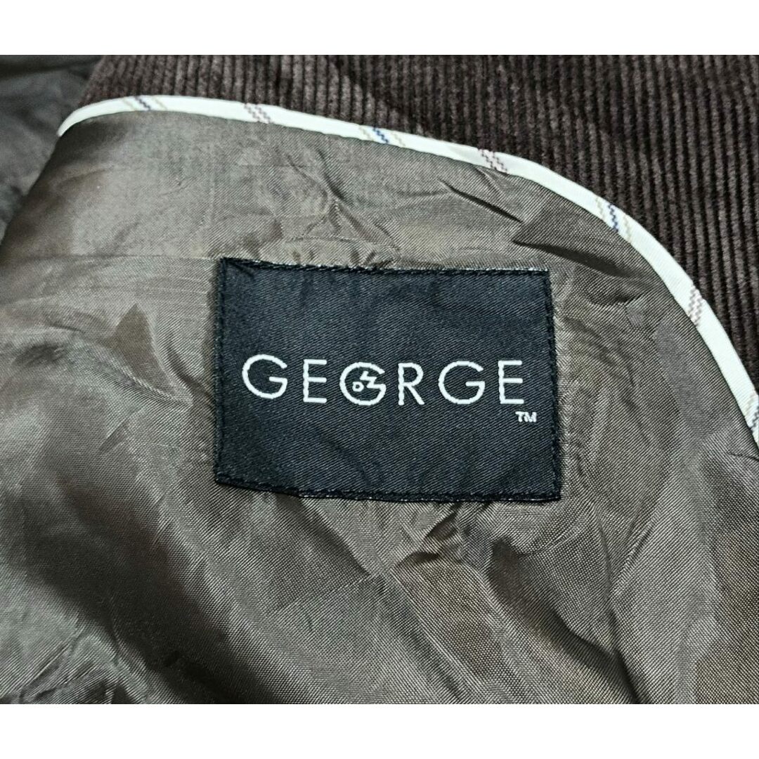 GEORGE メンズ　コーデュロイ　テイラードジャケット　サイズ42R メンズのジャケット/アウター(テーラードジャケット)の商品写真