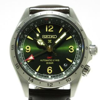 セイコー(SEIKO)のSEIKO(セイコー) 腕時計美品  プロスペックス/メカニカル SBEJ005/6R54-00B0 メンズ 手巻つき/PROSPEX グリーン(その他)