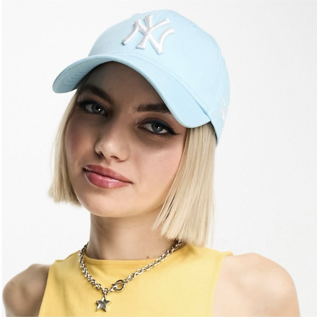 NEW ERA(ニューエラー)のニューエラ 9FORTY キャップ 帽子 メンズ レディース ブルー 青 NY レディースの帽子(キャップ)の商品写真