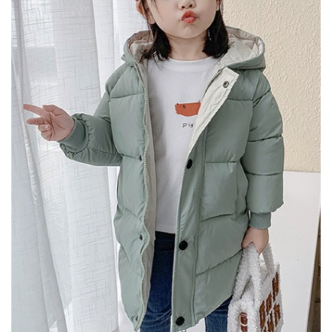 ダウン 140cm キッズ/ベビー/マタニティのキッズ服女の子用(90cm~)(コート)の商品写真