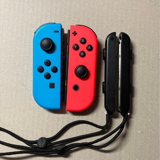 ニンテンドースイッチ(Nintendo Switch)の動作確認済 ジョイコン  左右 ネオンレッド ネオンブルー ニンテンドースイッチ(その他)