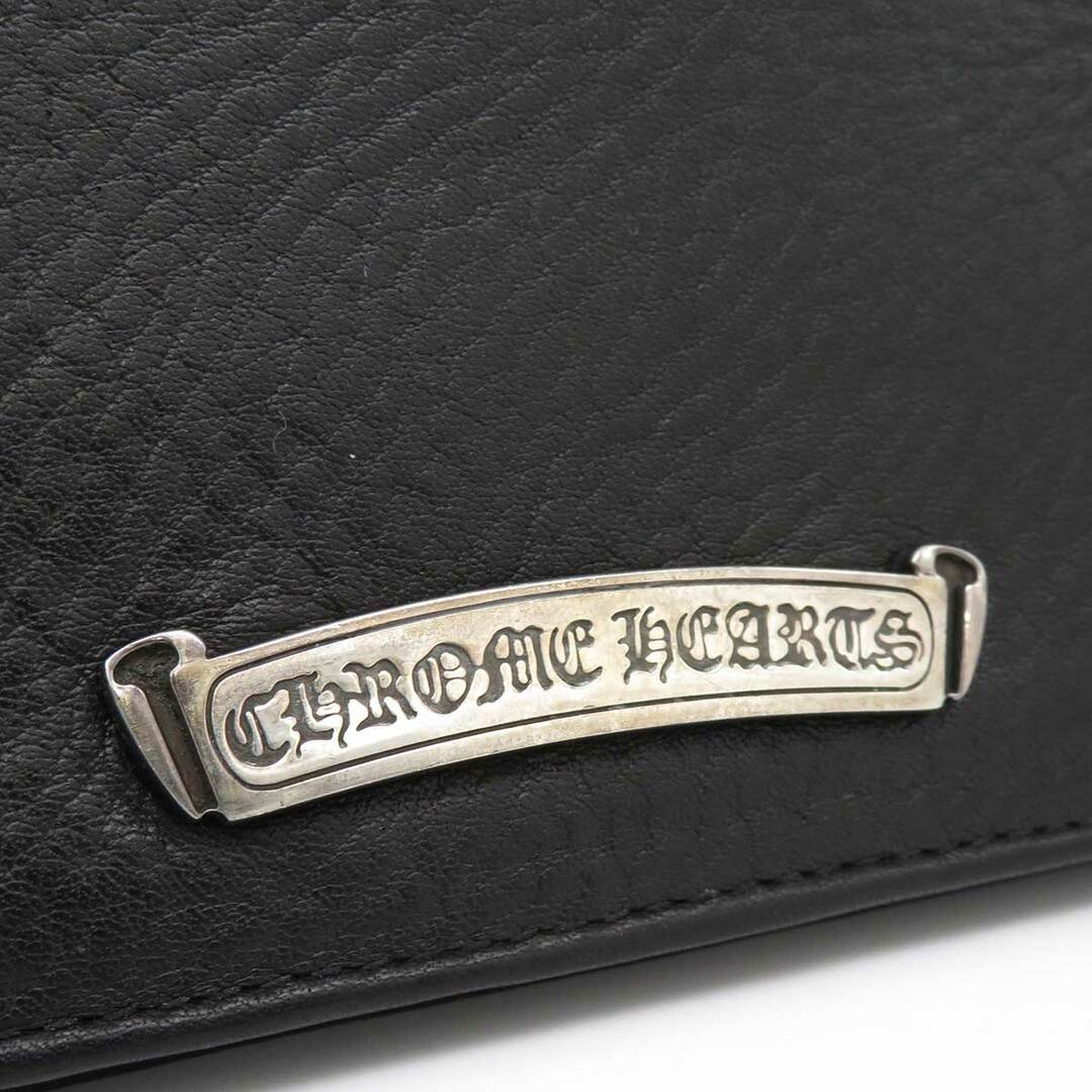 Chrome Hearts(クロムハーツ)のクロムハーツ DIRTY DEEDS ダーティーディーズ レザー ウォレット ユニセックス ブラック CHROME HEARTS 【中古】 【アパレル・小物】 メンズのファッション小物(長財布)の商品写真