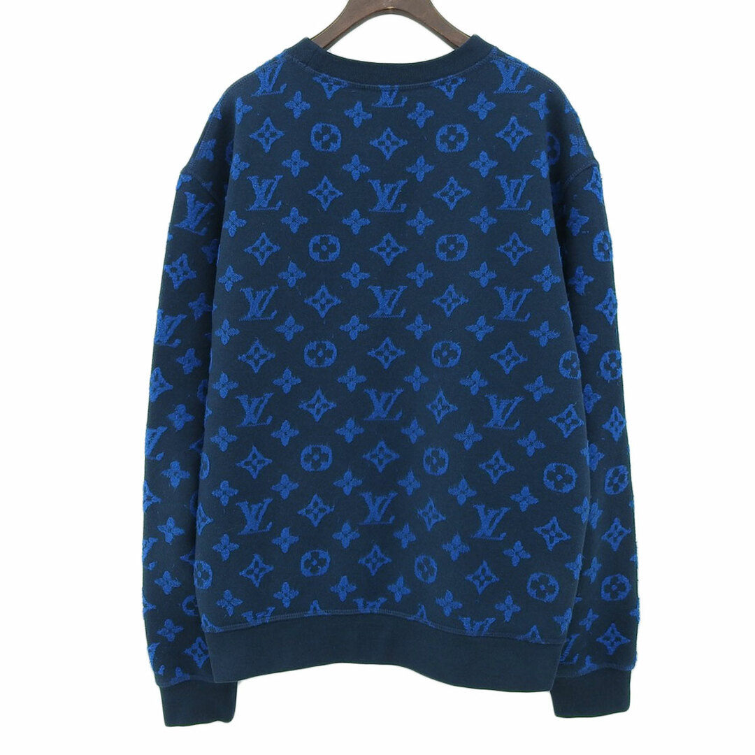 LOUIS VUITTON(ルイヴィトン)のルイヴィトン モノグラム クルーネック スウェット メンズ ネイビー ブルー LOUIS VUITTON 【中古】 【アパレル・小物】 メンズのトップス(スウェット)の商品写真