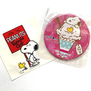 SNOOPY - 【限定品】サーティワンxスヌーピーの缶バッチ　ステッカー　セット売り