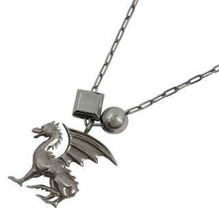 エルメス(Hermes)のエルメス タリスマン ドラゴン メタル 【中古】(ネックレス)