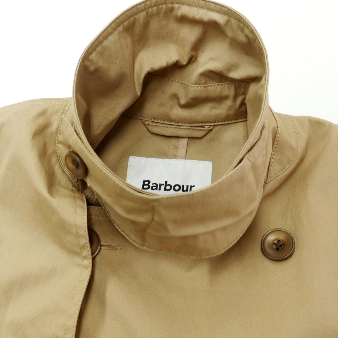 Barbour(バーブァー)の【中古】バーブァー バブアー Barbour コットンナイロン トレンチコート ベージュ【サイズ10】【レディース】 レディースのジャケット/アウター(トレンチコート)の商品写真