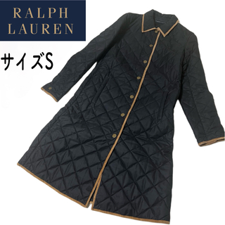 ラルフローレン(Ralph Lauren)の【良品】RALPH LAUREN キルティングロングジャケット　部分レザー(その他)