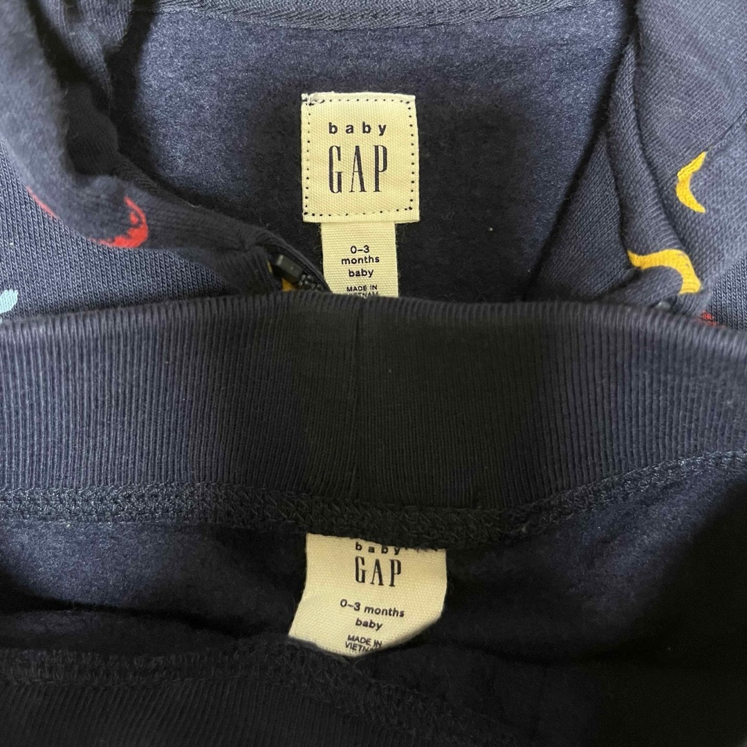 GAP(ギャップ)の【GAP】セットアップパーカー＆パンツ キッズ/ベビー/マタニティのベビー服(~85cm)(パンツ)の商品写真