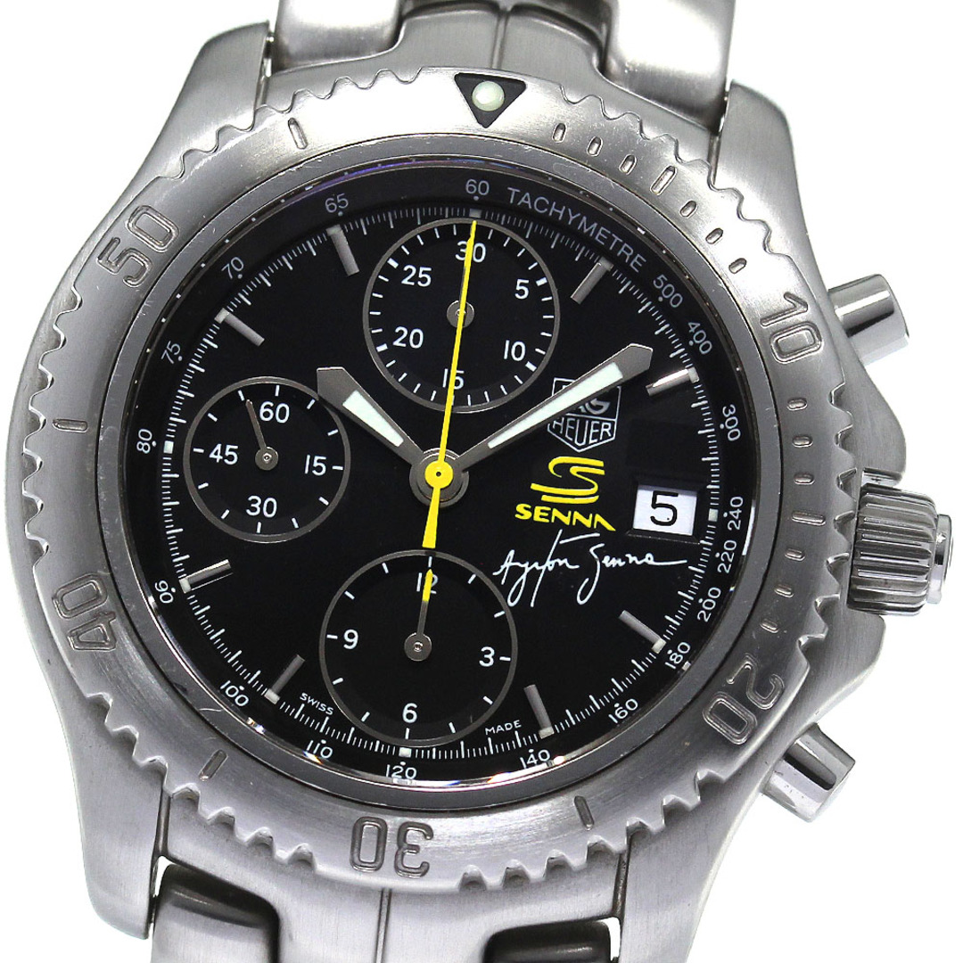 TAG Heuer - タグホイヤー TAG HEUER CT2115 リンク アイルトン・セナ限定モデル クロノグラフ 自動巻き メンズ _803746
