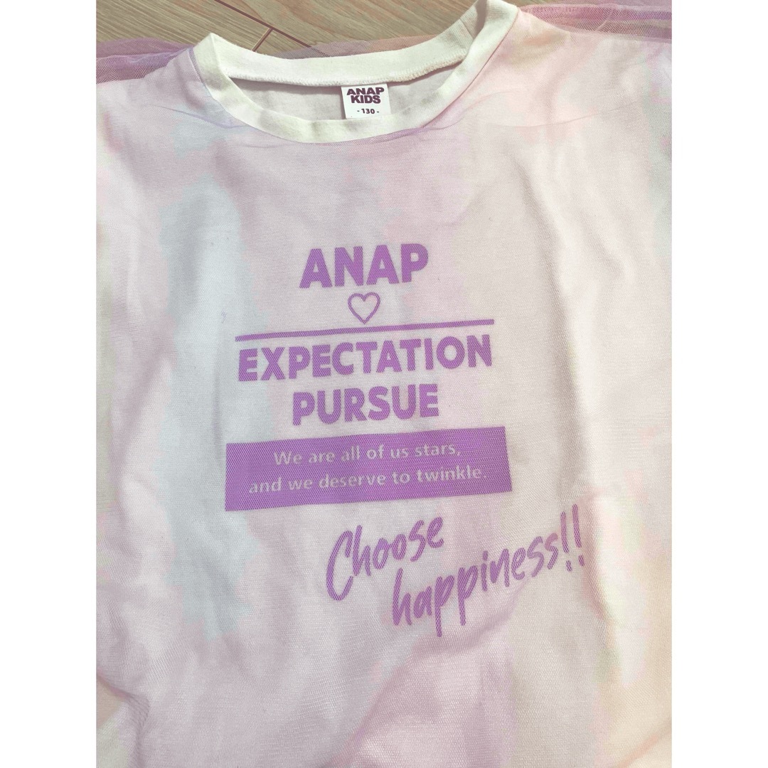 ANAP Kids(アナップキッズ)のANAPKIDS Tシャツ 130cm キッズ/ベビー/マタニティのキッズ服女の子用(90cm~)(Tシャツ/カットソー)の商品写真