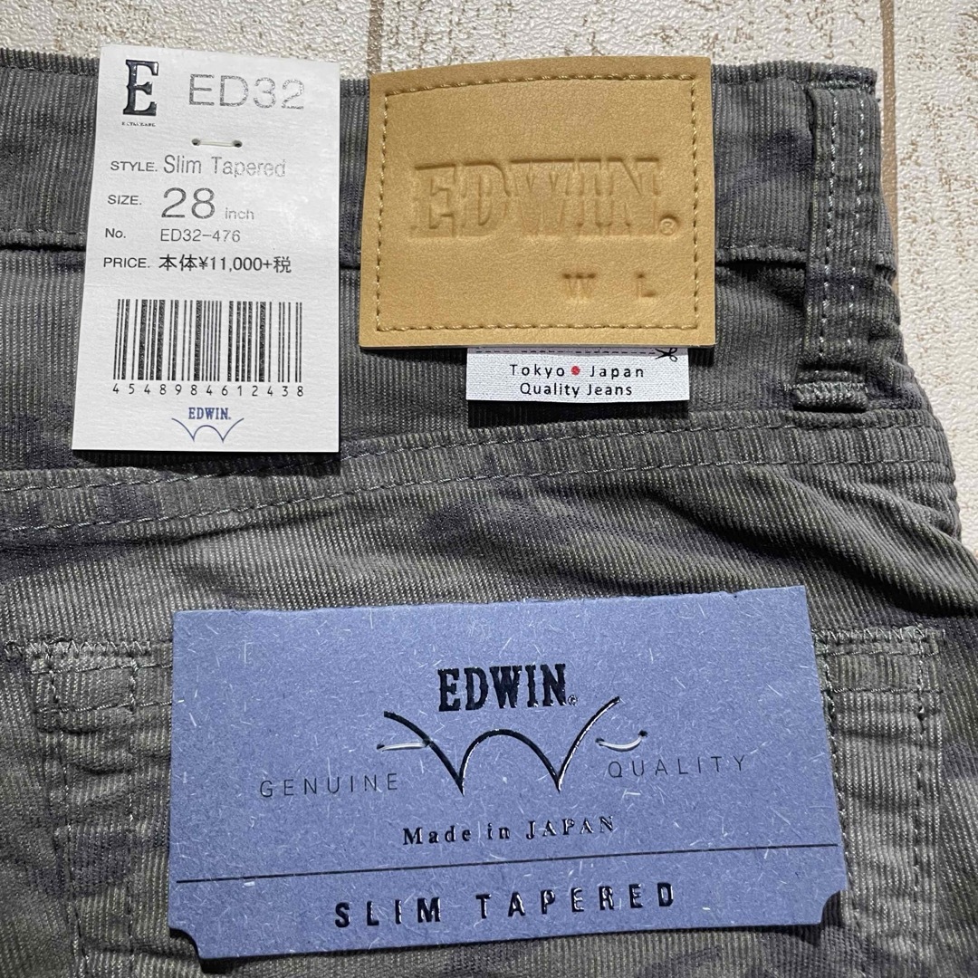 EDWIN(エドウィン)の新品タグ付き【EDWIN】エドウィン ED32 カモフラ柄 薄手スリムテーパード メンズのパンツ(その他)の商品写真