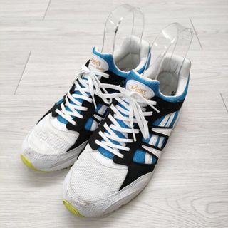 コムデギャルソン(COMME des GARCONS)のCOMME des GARCONS SHIRT/asics 1203A079 27.5cm スニーカー ホワイト ミズイロ メンズ コムデギャルソンシャツ/アシックス【中古】4-0305G◎(スニーカー)