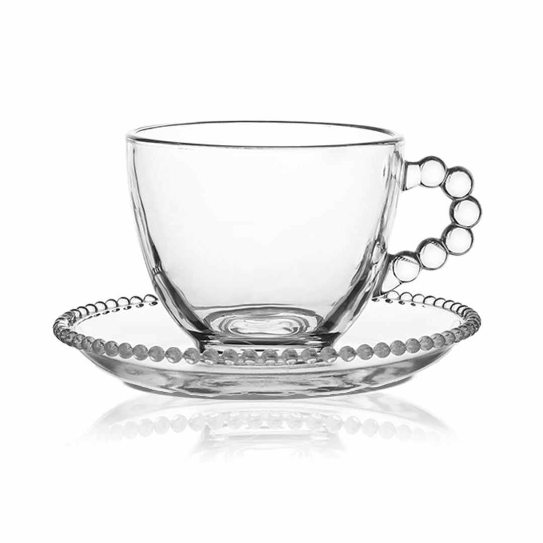 RareCi 耐熱ティーカップ&ソーサー，コーヒーカップ，満水容量230ml インテリア/住まい/日用品のキッチン/食器(テーブル用品)の商品写真