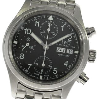 インターナショナルウォッチカンパニー(IWC)のIWC IWC SCHAFFHAUSEN IW370607 パイロット フリーガー クロノグラフ デイデイト 自動巻き メンズ _801738(腕時計(アナログ))