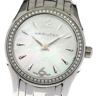 ハミルトン(Hamilton)のハミルトン HAMILTON H32281197 ジャズマスター 10Pダイヤ クォーツ レディース 良品 保証書付き_803692(腕時計)