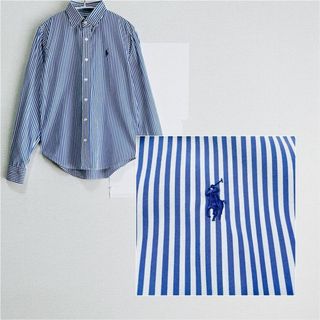 ラルフローレン(Ralph Lauren)の【Ralph Lauren】ラルフローレン 刺繍ロゴ シャツ(シャツ/ブラウス(長袖/七分))