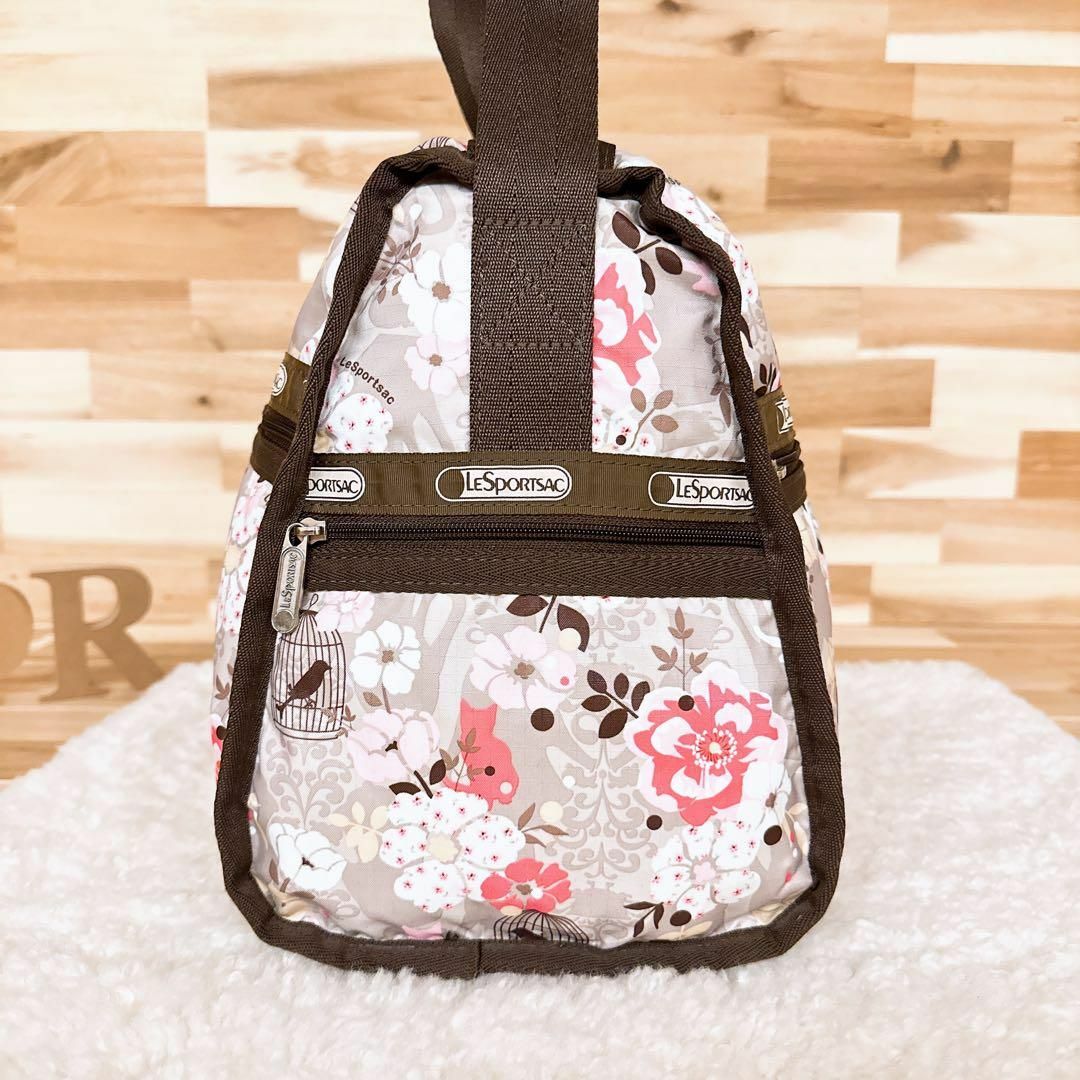 LeSportsac - 【レスポートサック】花フラワー猫ネコ柄 ショルダー LeSportsac - 【レスポートサック】花フラワー猫ネコ柄 ショルダー