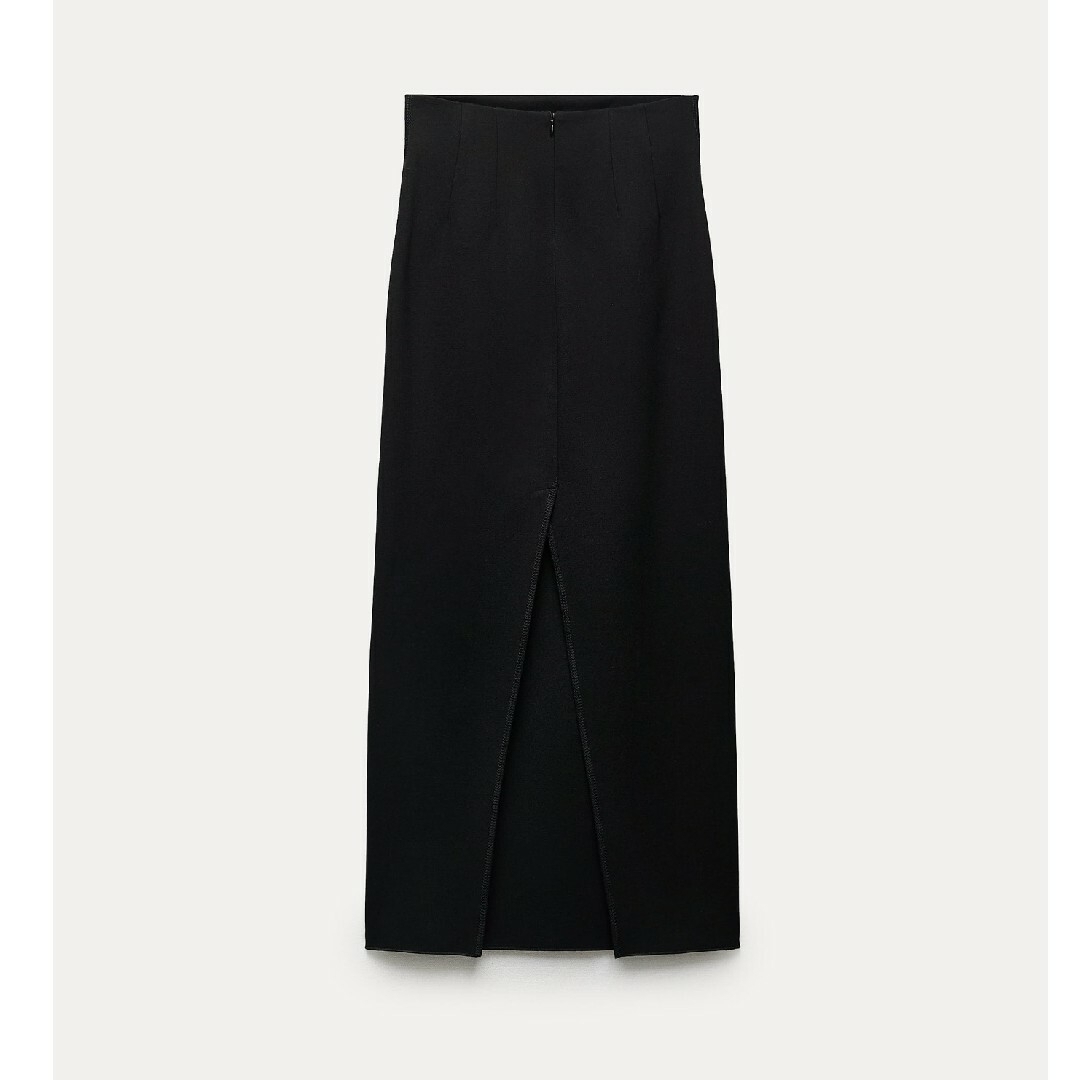 ZARA - ZARA ZW COLLECTION フィット ミディスカート Lサイズの ZARA - ZARA ZW COLLECTION フィット ミディスカート Lサイズの