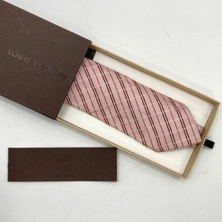 LOUIS VUITTON - 美品　LOUIS VUITTON ルイヴィトン　ネクタイ　シルク　ストライプ