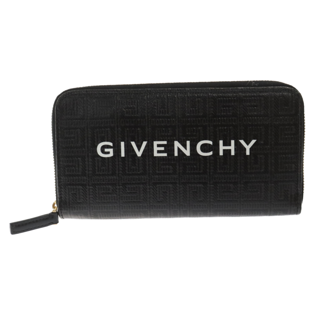 GIVENCHY(ジバンシィ)のGIVENCHY ジバンシィ Gカットウォレット レザー ブラック メンズのファッション小物(長財布)の商品写真