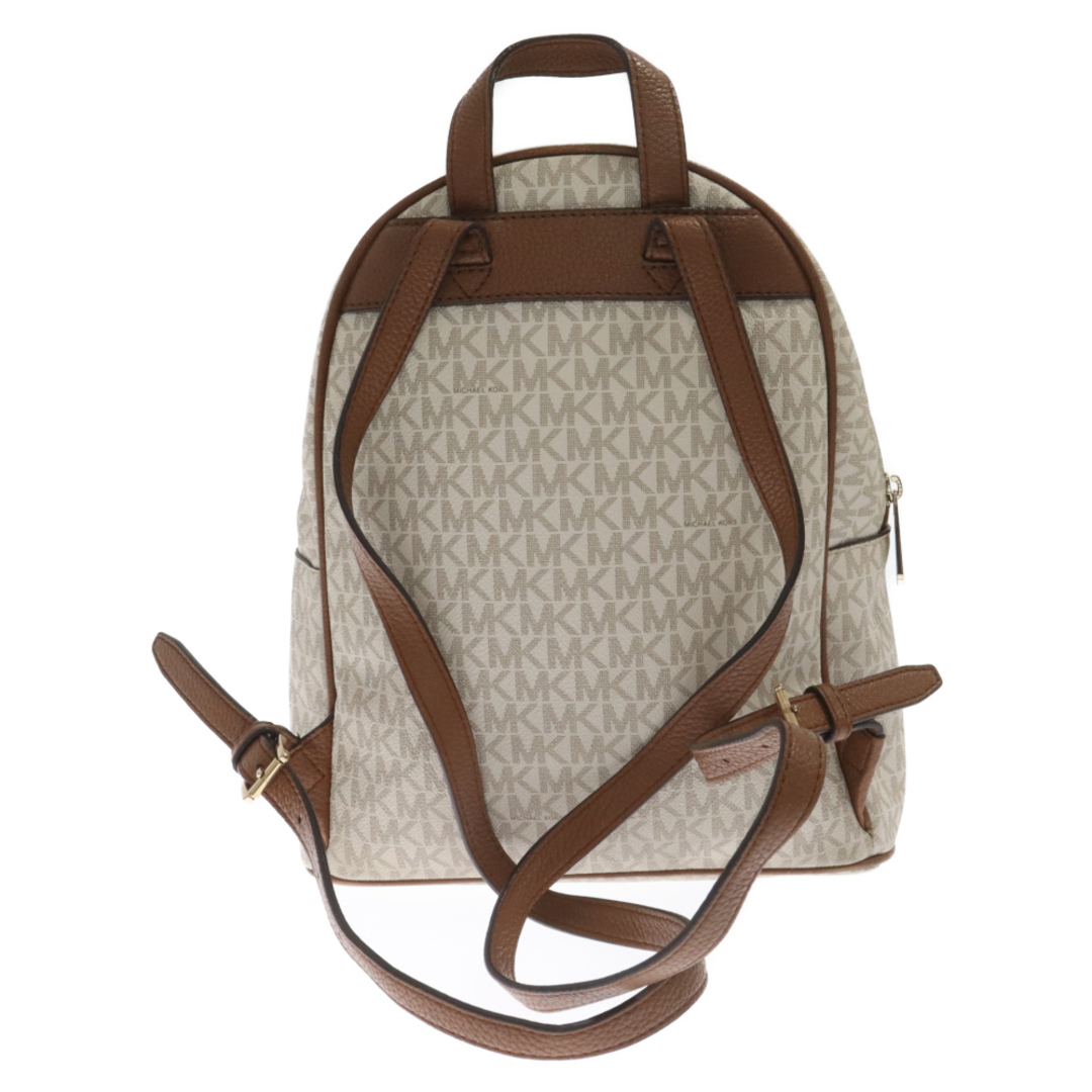 Michael Kors(マイケルコース)のMICHAEL KORS マイケルコース ABBEY LG BACKPACK モノグラムバックパック リュック ホワイト レディースのバッグ(リュック/バックパック)の商品写真