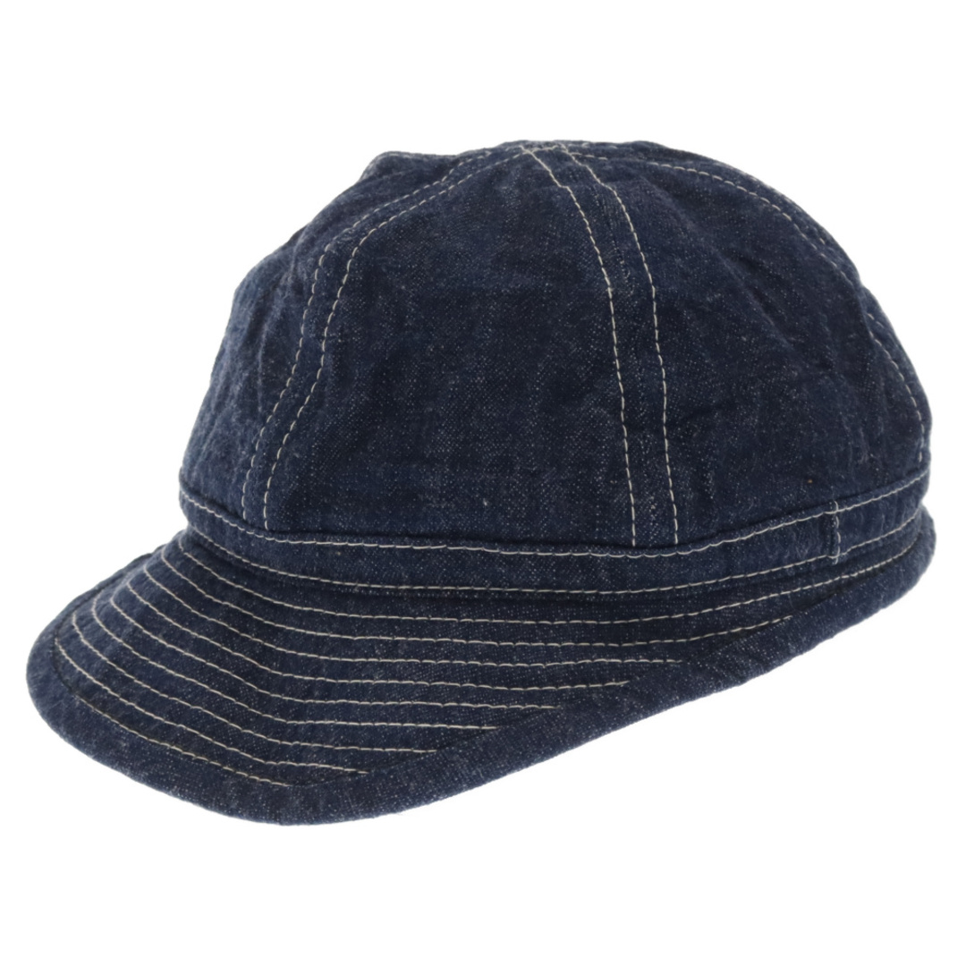 THE REAL McCOY'S(ザリアルマッコイズ)のTHE REAL McCOY'S ザリアルマッコイ DENIM ARMY HAT デニムアーミーハット モディファイド Lot No.MA22008 インディゴ レディースの帽子(ハット)の商品写真