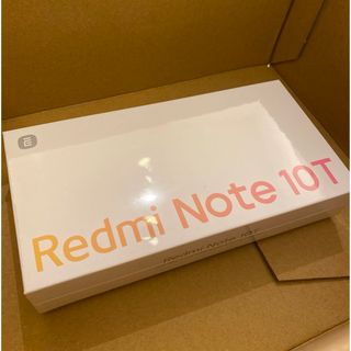 シャオミ(Xiaomi)のXiaomi REDMI NOTE 10T 64GB 青色　未開封(スマートフォン本体)