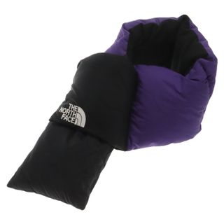 ザノースフェイス(THE NORTH FACE)のTHE NORTH FACE ザノースフェイス Nuptse Muffler ヌプシマフラー ブラック/パープル(マフラー)