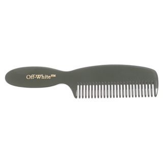 オフホワイト(OFF-WHITE)のOFF-WHITE オフホワイト Bookish HAIR Logo print Comb ロゴ コーム カーキ(その他)