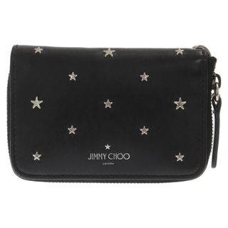 JIMMY CHOO ジミーチュウ スタースタッズカードケース付キーリング ブラック