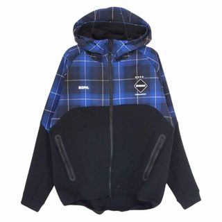 エフシーアールビー(F.C.R.B.)のF.C.R.B. エフシーアールビー FCRB-230029 VENTILATION HOODIE  ベンチレーション フーディー ジップ パーカー ブラック系 S【中古】(その他)