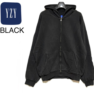 YEEZY（adidas） - 新品 YZY ZIP-UP HOODIE BLACK XL yeezy gap