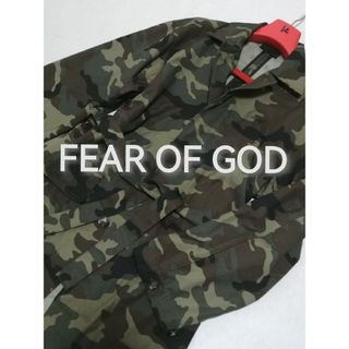 FEAR OF GOD - ★新品・メンズ★【FEAR OF GOD 】ミリタリーコート　カモフラ　グリーン