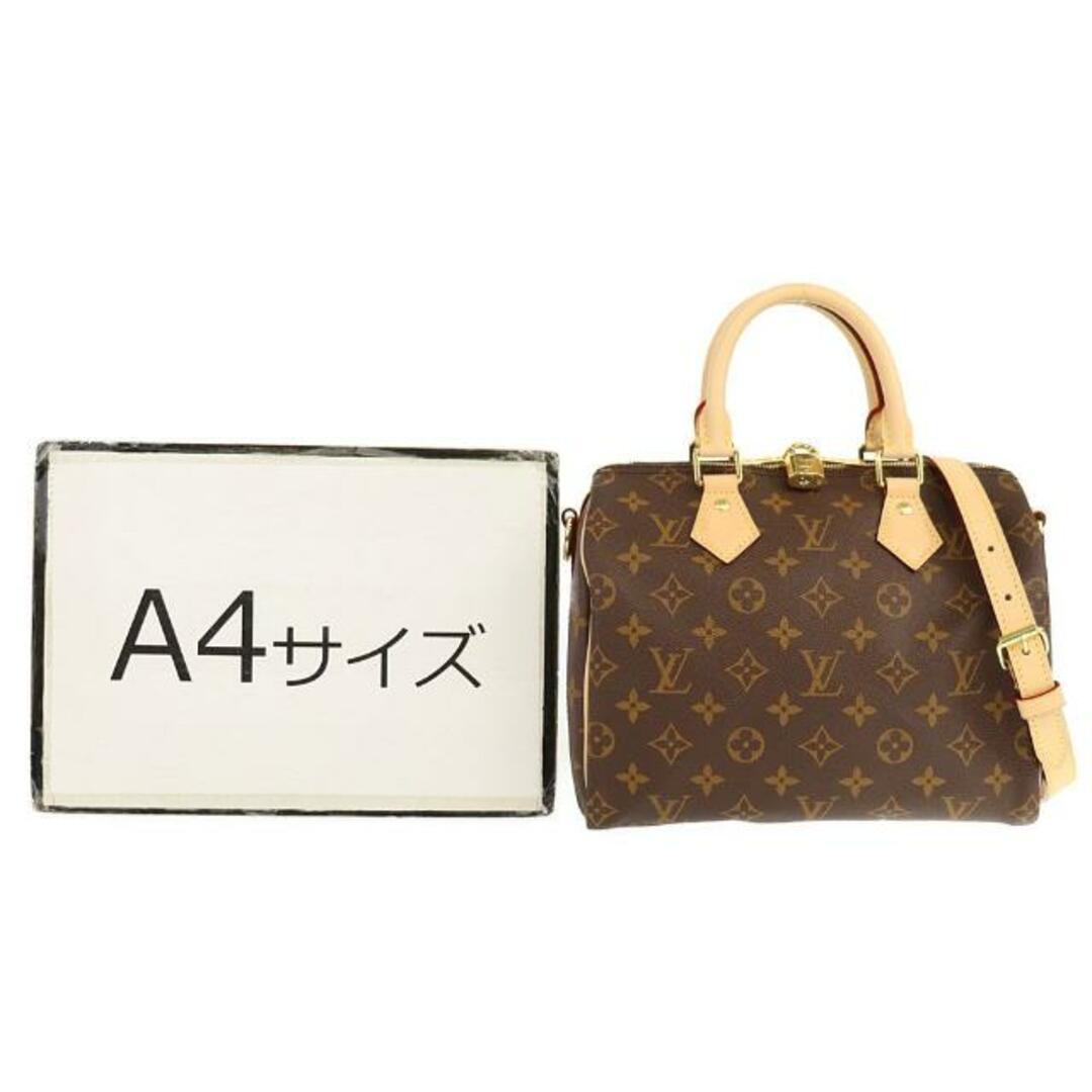 LOUIS VUITTON(ルイヴィトン)のルイヴィトン ボストンバッグ スピーディ バンドリエール 25 中古 M41113 モノグラムライン ブラウン レザー LOUIS VUITTON 【中古】 | 手提げカバン 旅行 バック 2WAY ショルダーバッグ ハンドバッグ 茶 鞄 LV ルイビトン トラベルバッグ ブランド 美品 SAランク レディースのバッグ(ボストンバッグ)の商品写真