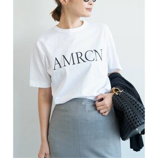 DEUXIEME CLASSE - 新品【AMERICANA/アメリカーナ】AMRCN Tシャツ ホワイト