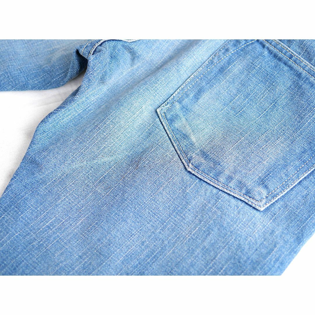 TOMORROWLAND(トゥモローランド)のトゥモローランド ダメージ加工デニムジーンズ w30 薄青 未使用 メンズのパンツ(デニム/ジーンズ)の商品写真