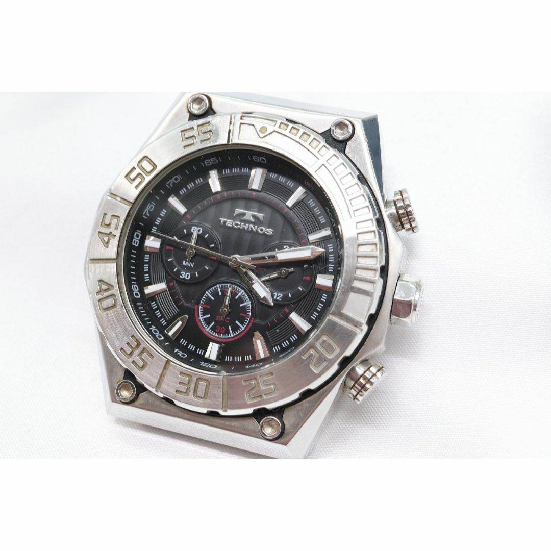TECHNOS(テクノス)のW126-543】動作品 電池交換済 テクノス 腕時計 フェイスのみ T1206 メンズの時計(腕時計(アナログ))の商品写真
