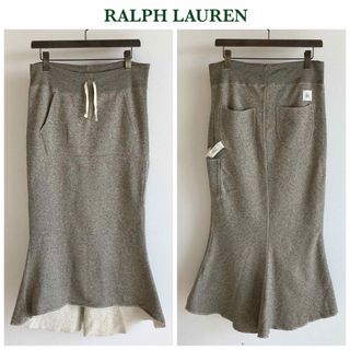 Ralph Lauren - ラルフローレン スウェット マーメイド ロング スカート M 杢グレー