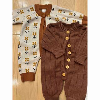 シーイン(SHEIN)のベビー服2枚セット(ロンパース)