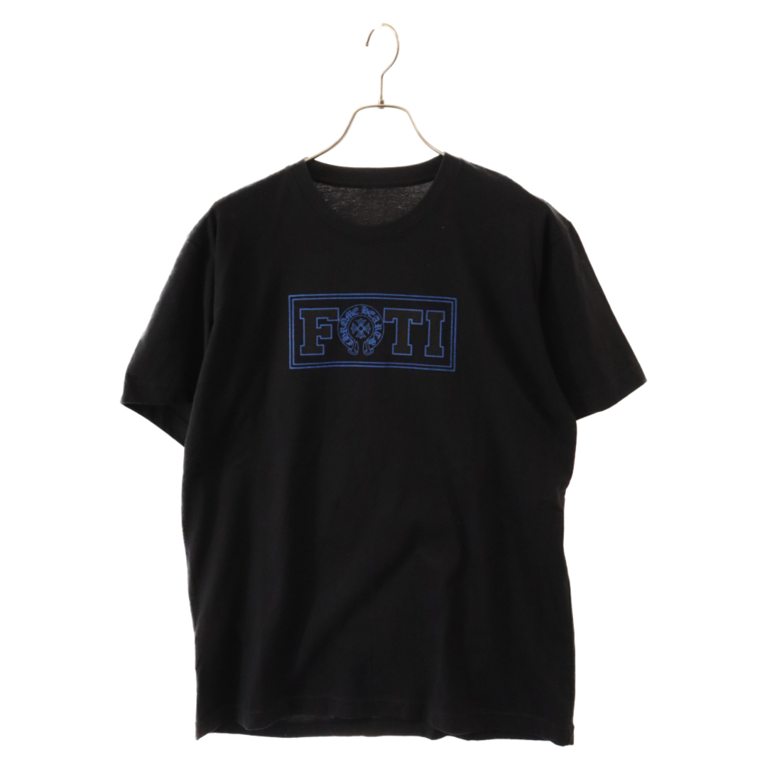 Chrome Hearts(クロムハーツ)のCHROME HEARTS クロムハーツ FOTI COLL TEE フォティ半袖Tシャツ ブラック メンズのトップス(Tシャツ/カットソー(半袖/袖なし))の商品写真