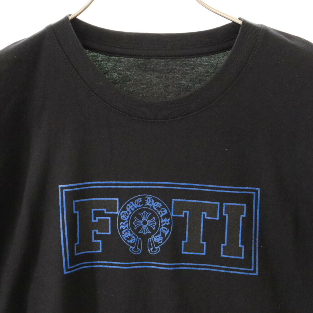 Chrome Hearts(クロムハーツ)のCHROME HEARTS クロムハーツ FOTI COLL TEE フォティ半袖Tシャツ ブラック メンズのトップス(Tシャツ/カットソー(半袖/袖なし))の商品写真