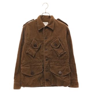 ヴィスヴィム(VISVIM)のVISVIM ヴィスヴィム 13SS CAF COMBAT JKT SLUB カフコンバット コーデュロイジャケット スラブ ブラウン 0113105013027(フライトジャケット)