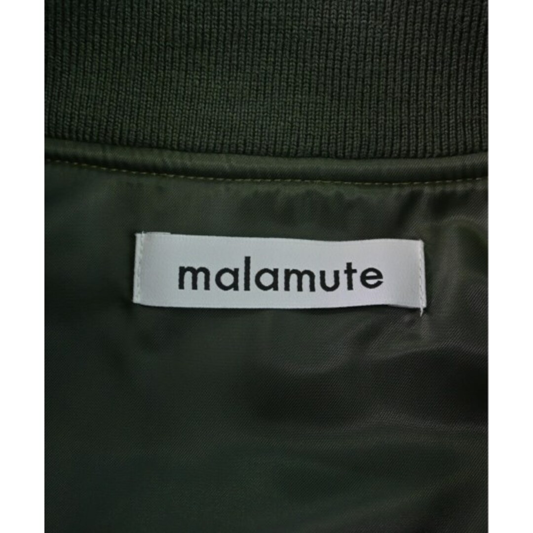 malamute(マラミュート)のmalamute マラミュート ミリタリーブルゾン S カーキ 【古着】【中古】 レディースのジャケット/アウター(ミリタリージャケット)の商品写真