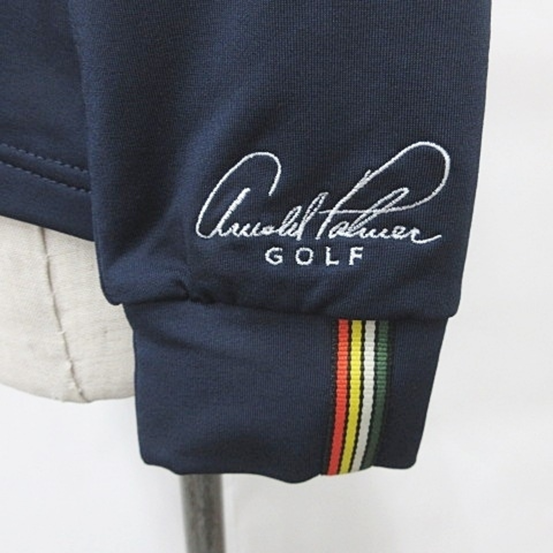 Arnold Palmer(アーノルドパーマー)のアーノルドパーマー ゴルフ シャツ モックネック ハイネック 長袖 ネイビー M スポーツ/アウトドアのゴルフ(ウエア)の商品写真