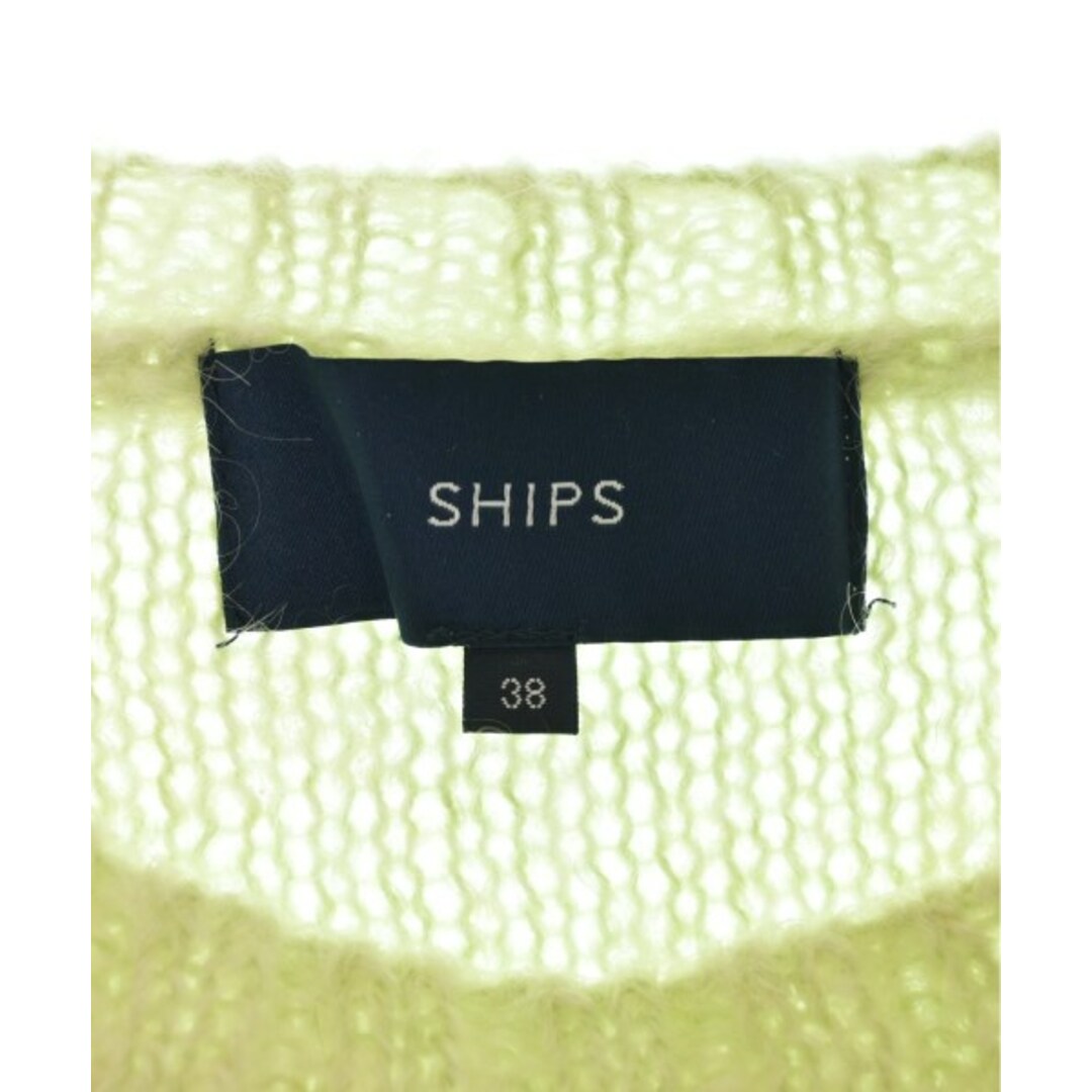 SHIPS(シップス)のSHIPS シップス ニット・セーター -(XL位) 黄緑 【古着】【中古】 レディースのトップス(ニット/セーター)の商品写真